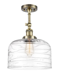Franklin Semi-Flush Mount Brushed Nickel