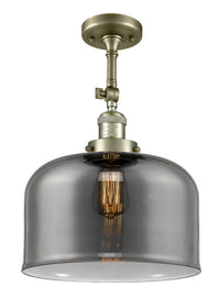 Franklin Semi-Flush Mount Brushed Nickel