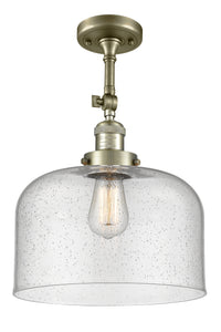 Franklin Semi-Flush Mount Brushed Nickel