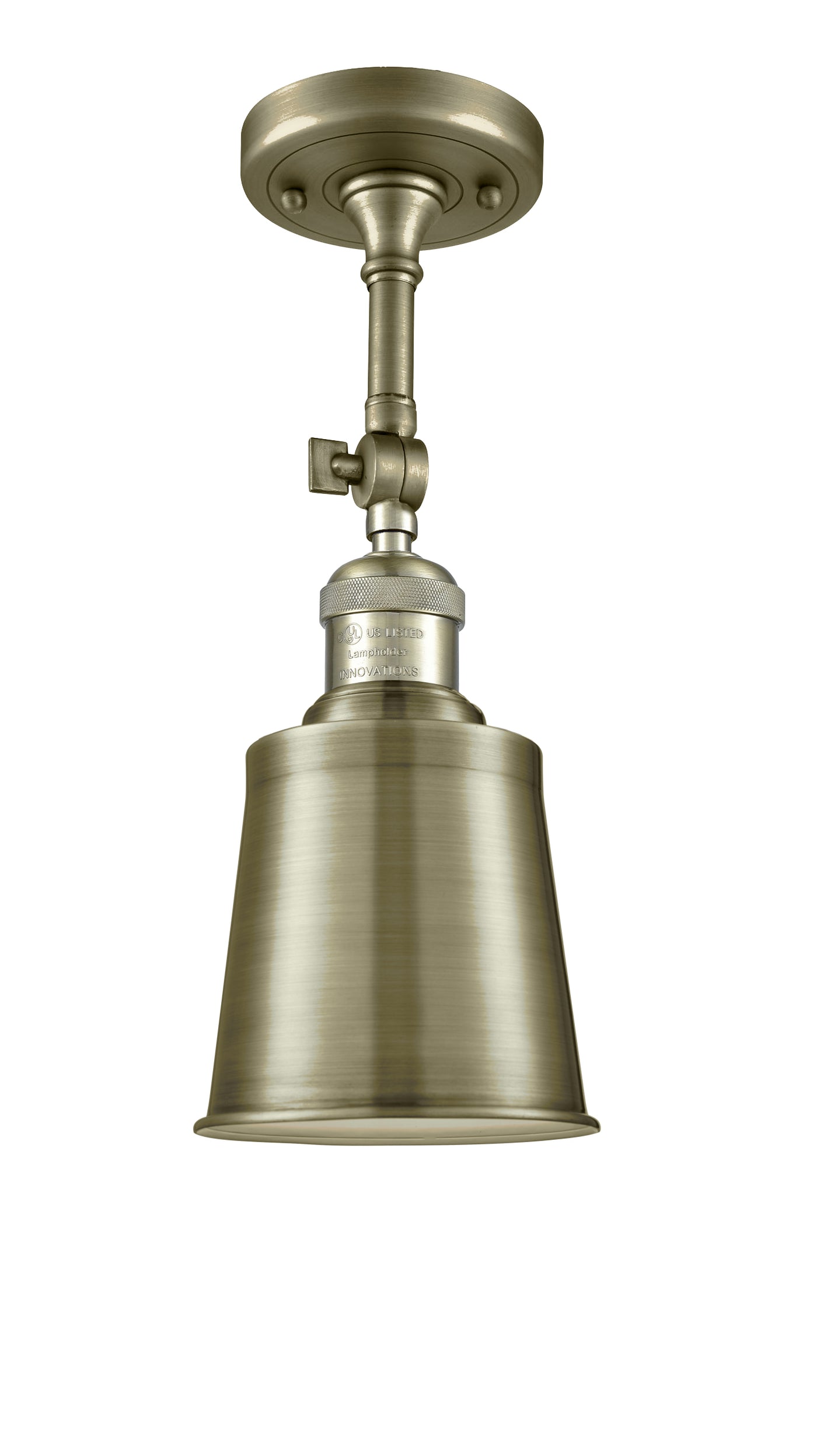 Franklin Semi-Flush Mount Brushed Nickel