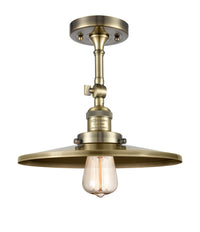 Franklin Semi-Flush Mount Brushed Satin Nickel