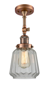 Franklin Restoration Semi-Flush Mount Brass