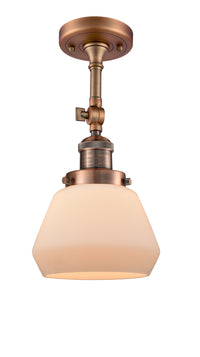 Franklin Semi-Flush Mount Brushed Nickel Steel