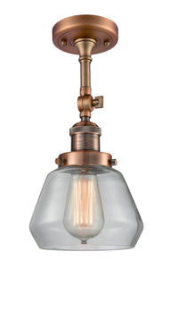 Franklin Semi-Flush Mount Brushed Nickel Steel
