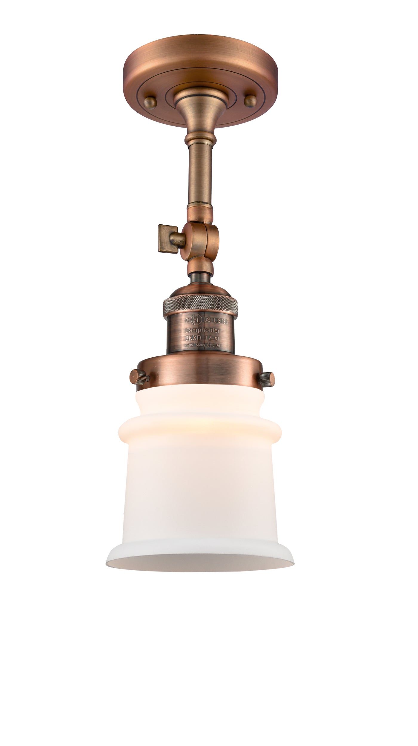 Franklin Semi-Flush Mount Brushed Nickel