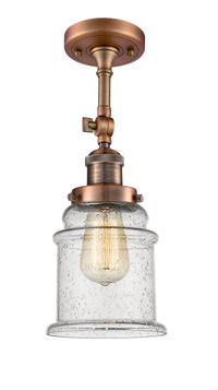 Franklin Semi-Flush Mount Brushed Nickel