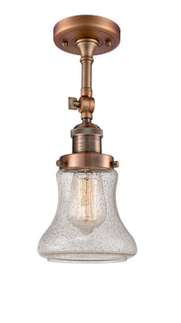 Franklin Semi-Flush Mount Brushed Nickel