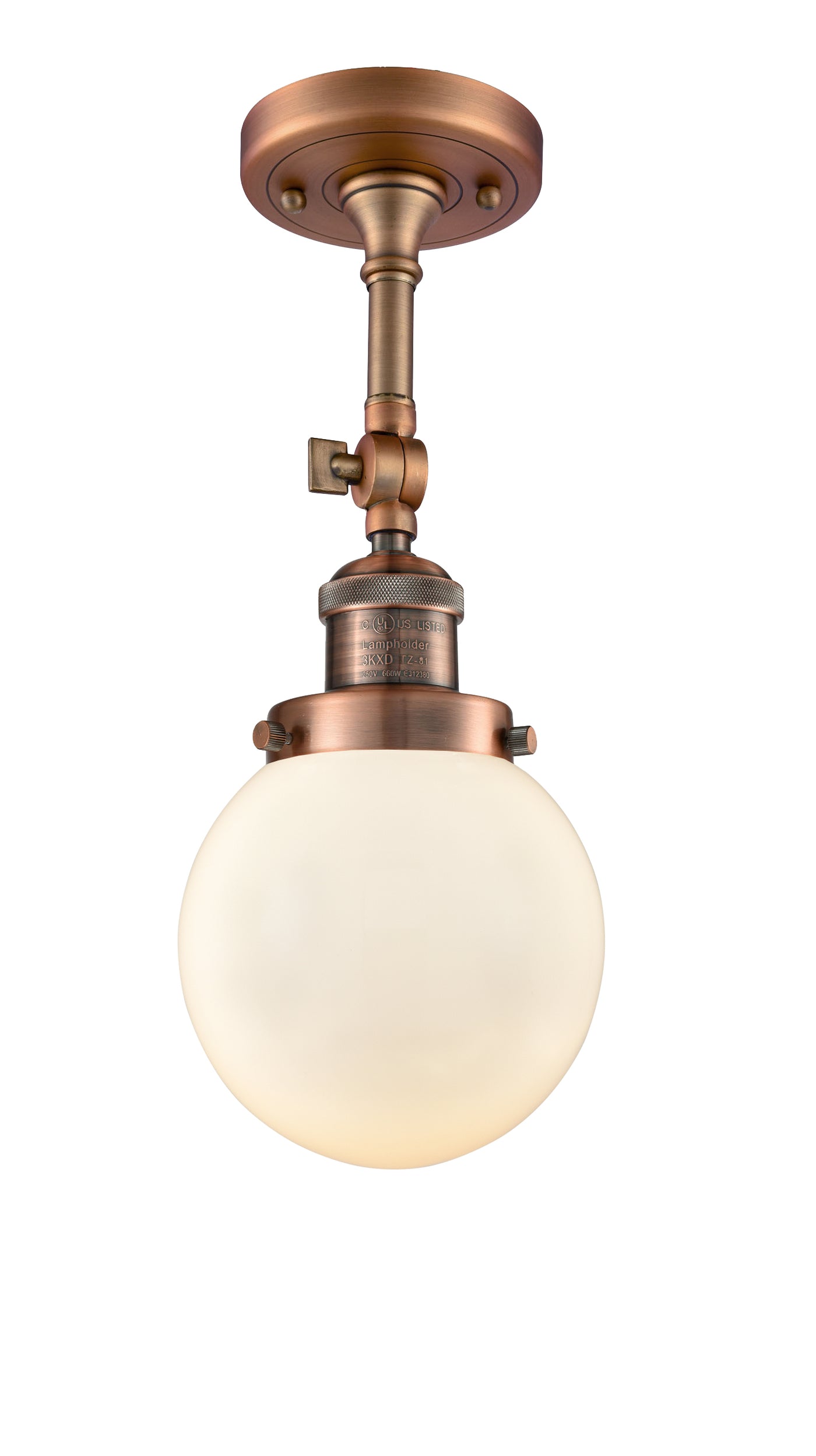 Franklin Semi-Flush Mount Brushed Satin Nickel
