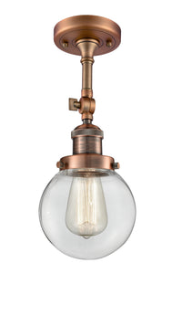 Franklin Semi-Flush Mount Brushed Satin Nickel