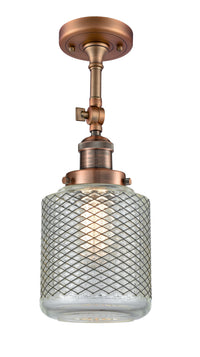 Franklin Semi-Flush Mount Brushed Satin Nickel
