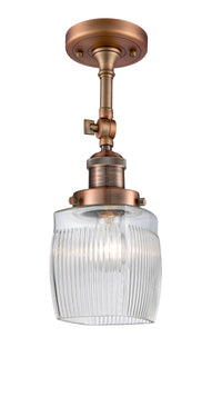 Franklin Semi-Flush Mount Brushed Satin Nickel