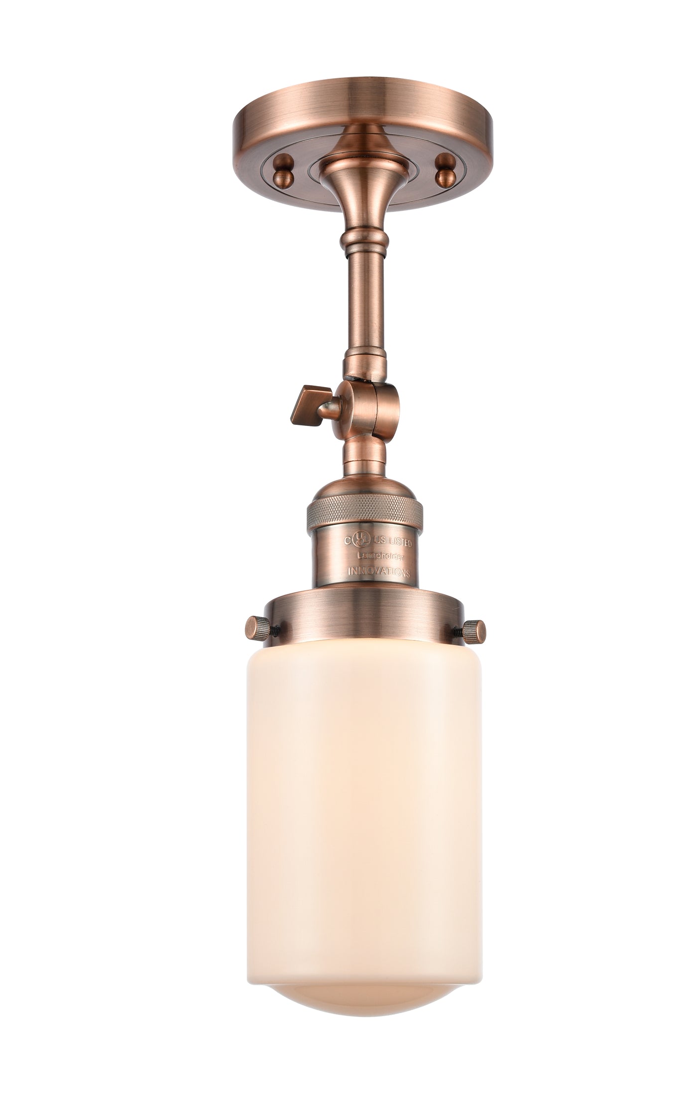 Franklin Semi-Flush Mount Brushed Satin Nickel