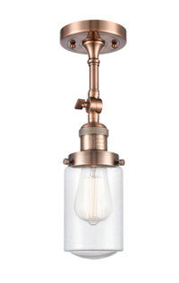Franklin Semi-Flush Mount Brushed Satin Nickel