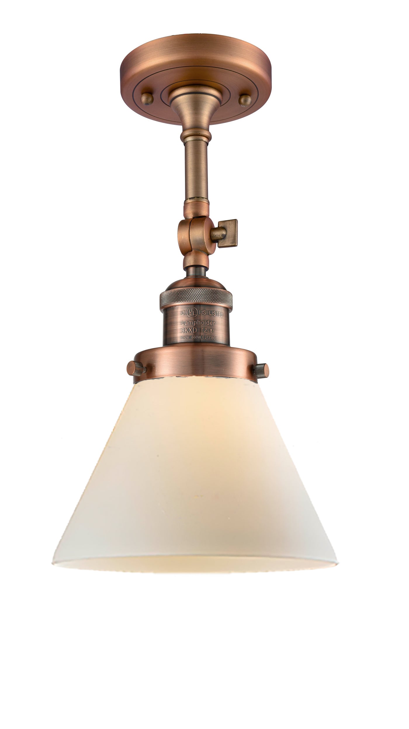 Franklin Semi-Flush Mount Brushed Nickel