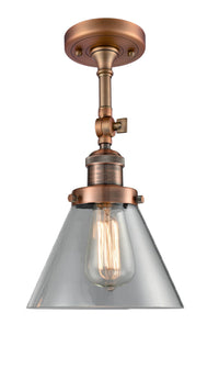 Franklin Semi-Flush Mount Brushed Satin Nickel