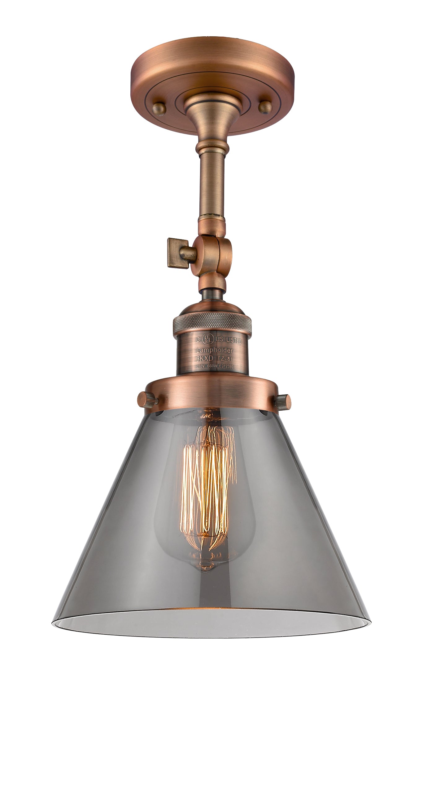 Franklin Semi-Flush Mount Brushed Satin Nickel