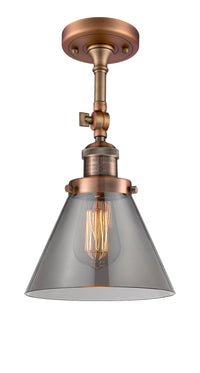 Franklin Semi-Flush Mount Brushed Satin Nickel