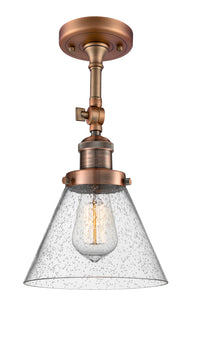 Franklin Semi-Flush Mount Brushed Nickel