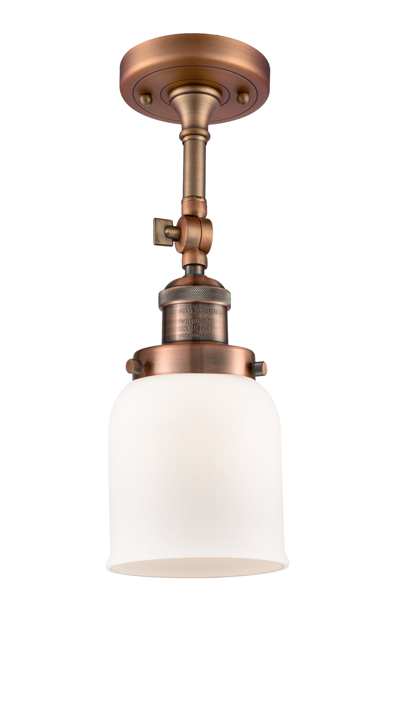 Franklin Semi-Flush Mount Satin Nickel