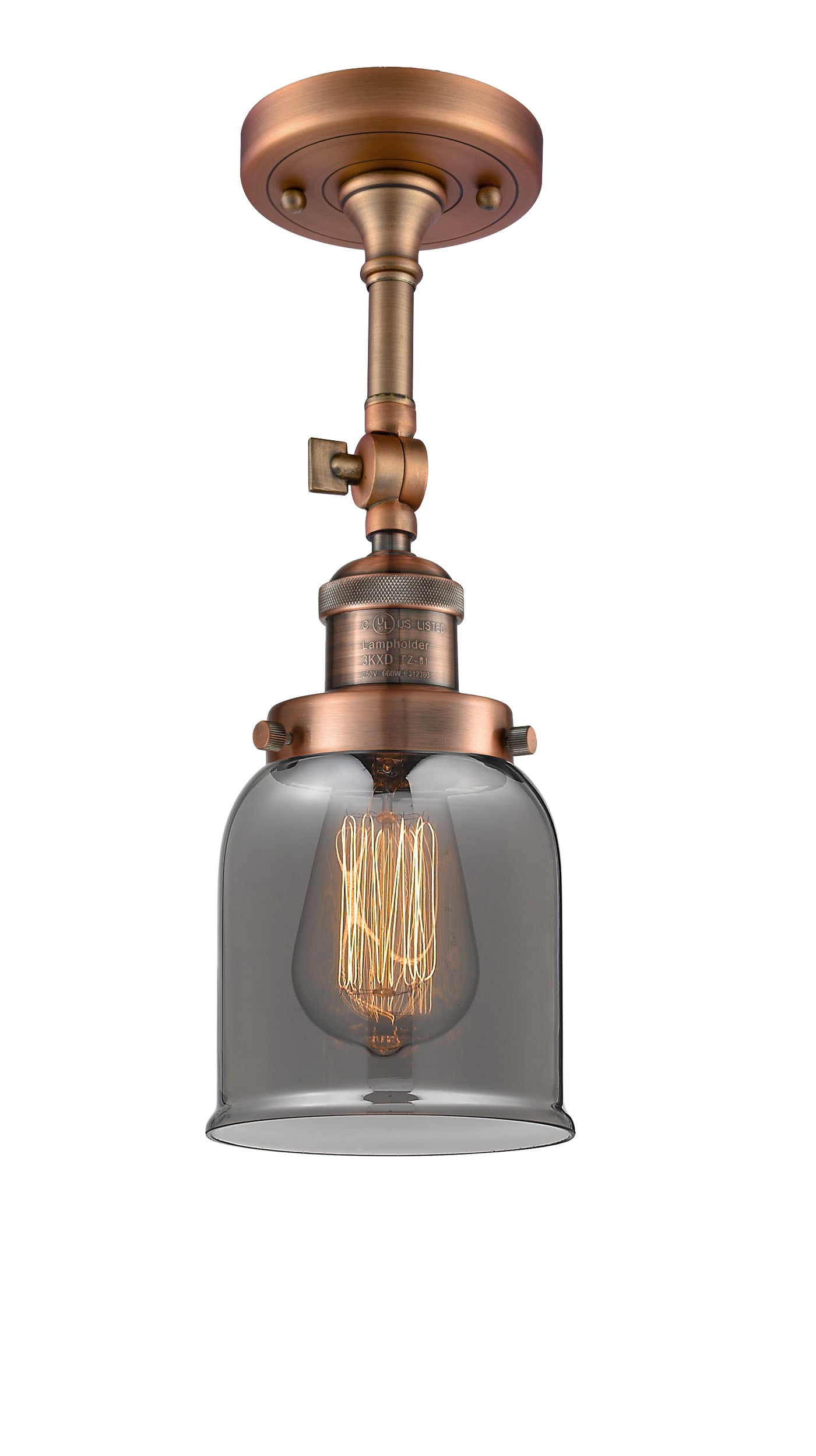 Franklin Semi-Flush Mount Brushed Satin Nickel
