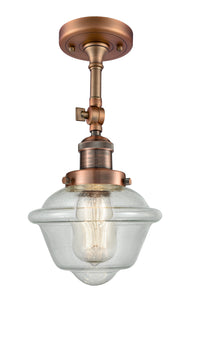 Franklin Semi-Flush Mount Brushed Nickel