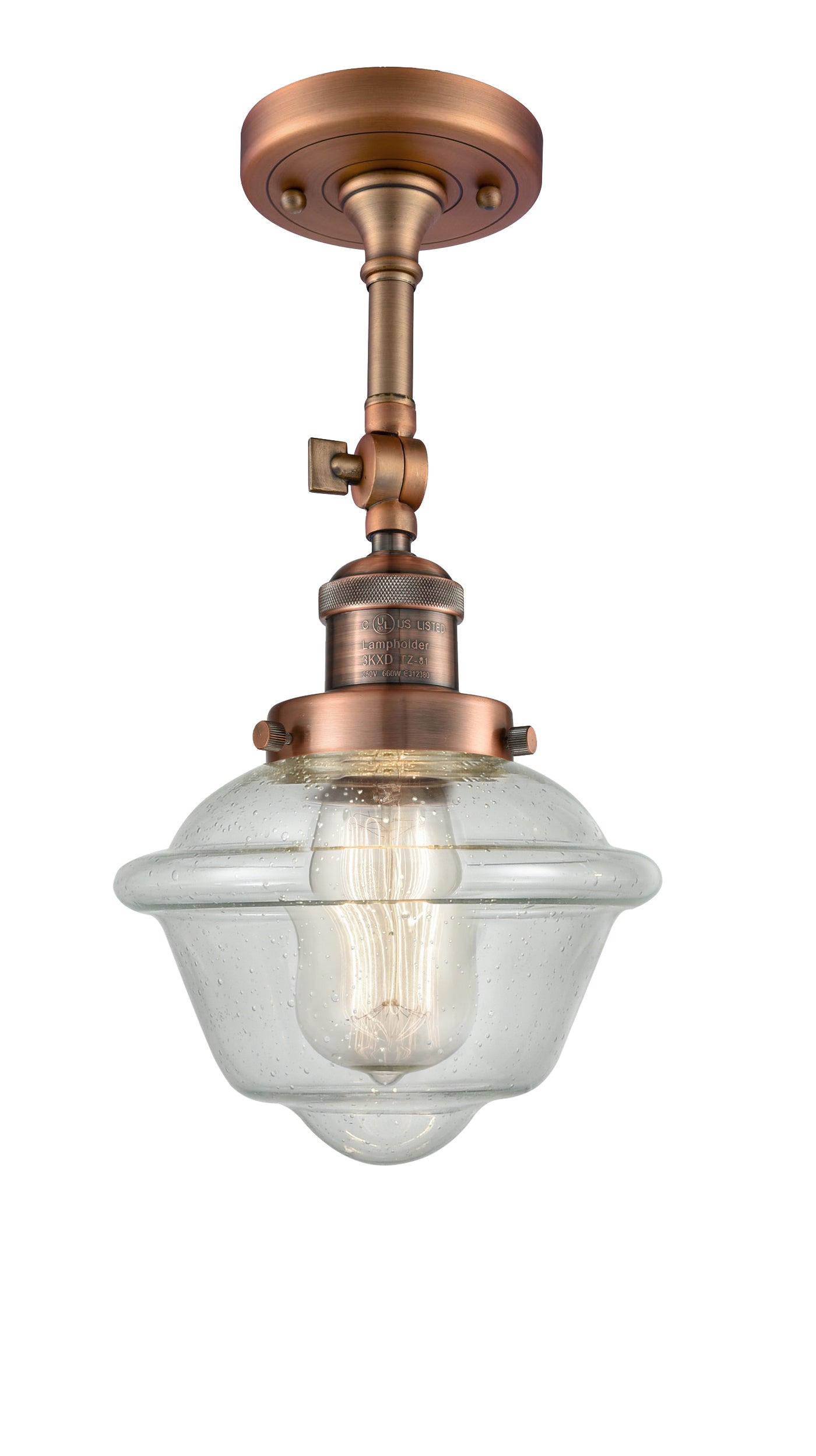 Franklin Semi-Flush Mount Brushed Satin Nickel