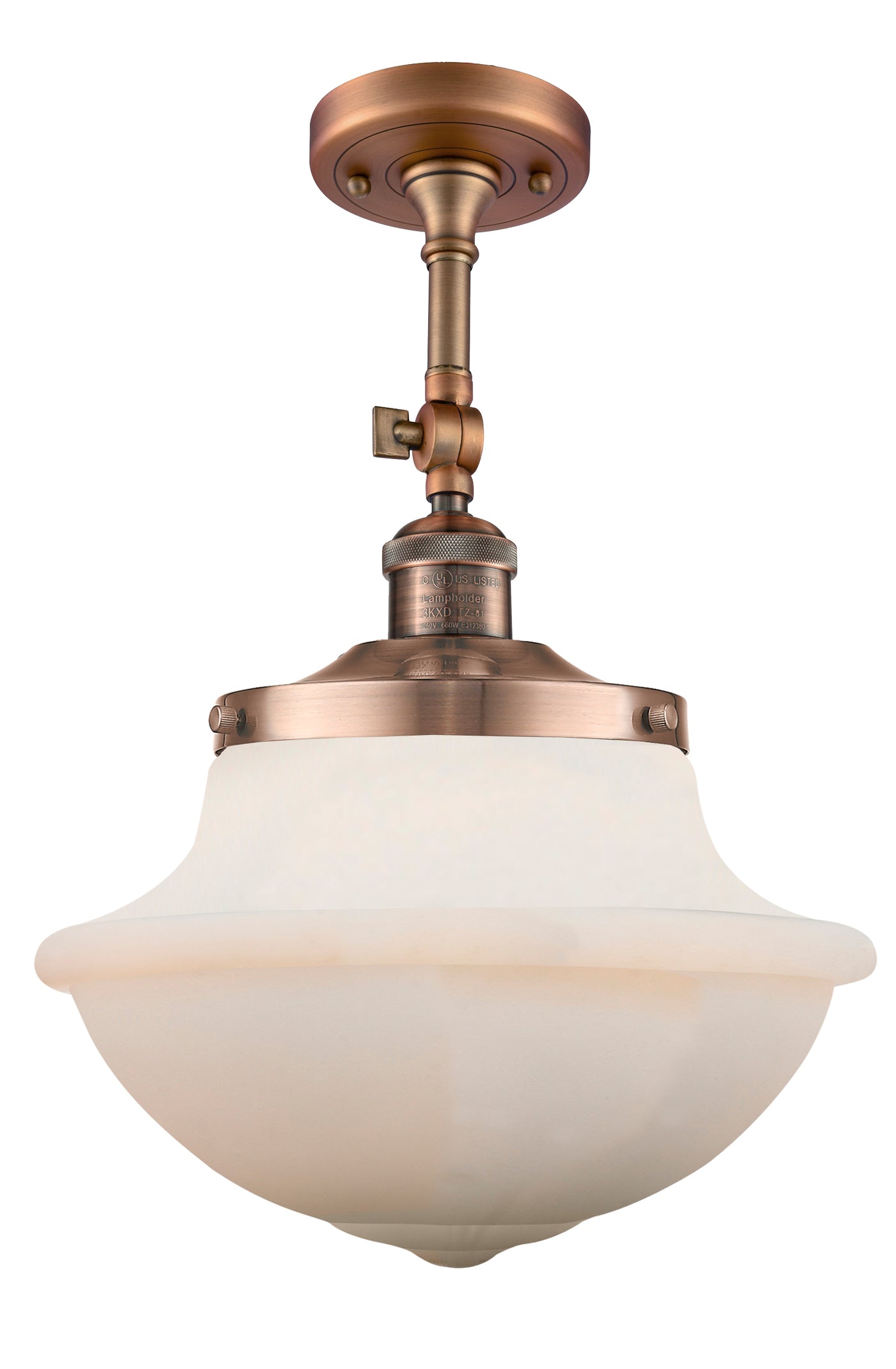 Franklin Semi-Flush Mount Satin Nickel