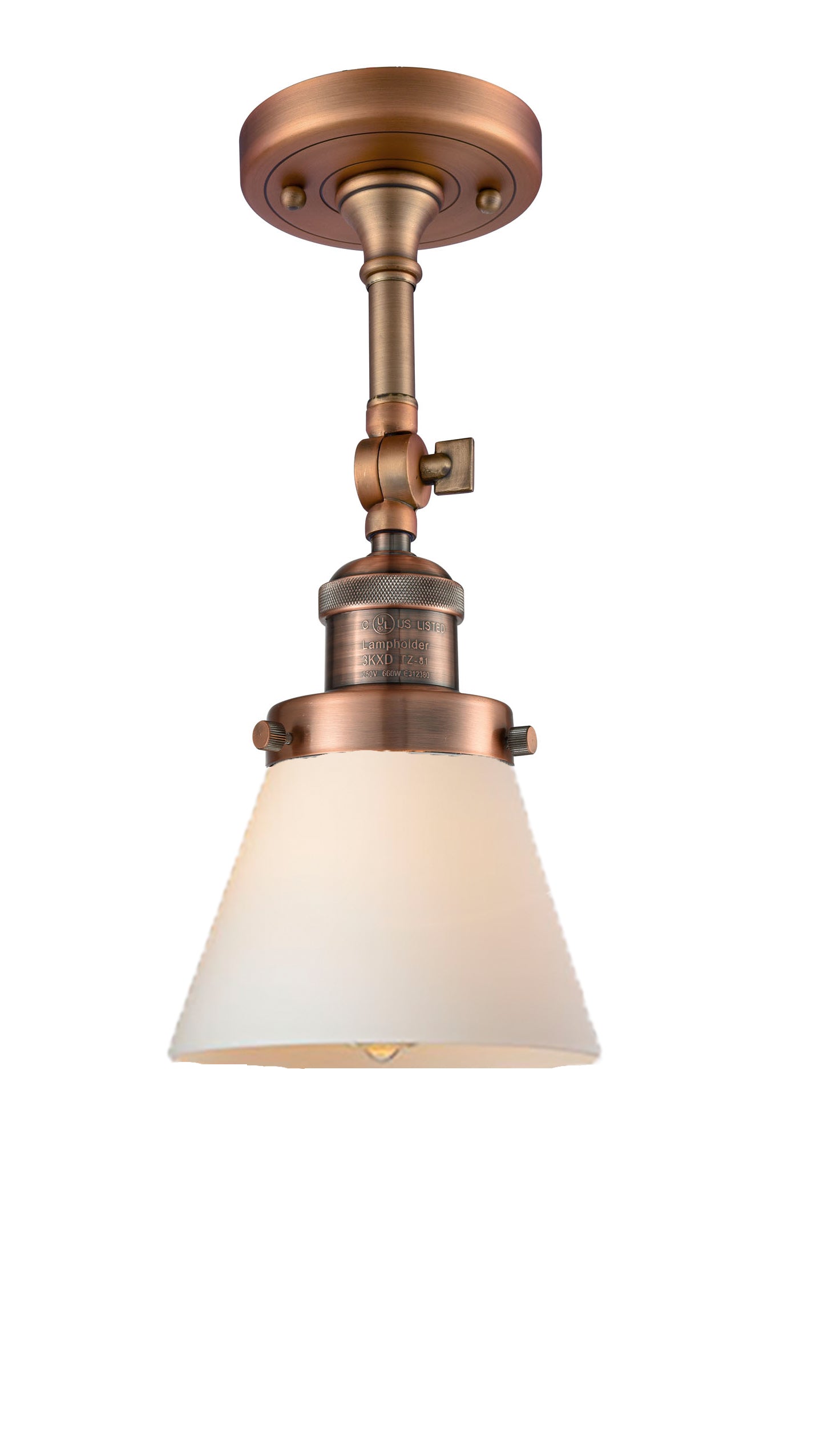 Franklin Semi-Flush Mount Seedy Glass Satin