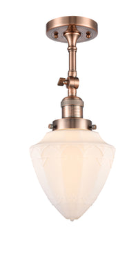 Franklin Semi-Flush Mount Brushed Satin Nickel