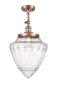 Franklin Semi-Flush Mount Brushed Nickel