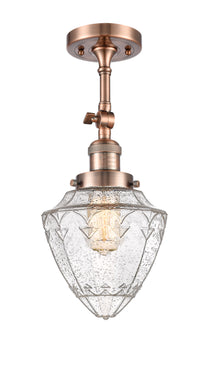Franklin Semi-Flush Mount Brushed Satin Nickel