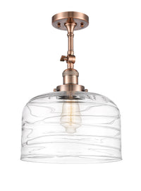 Franklin Semi-Flush Mount Brushed Nickel