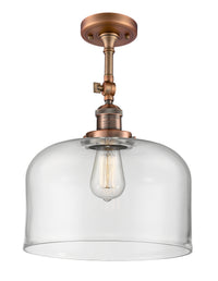 Franklin Semi-Flush Mount Brushed Nickel