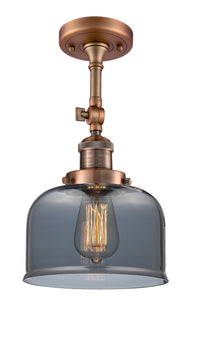 Franklin Semi-Flush Mount Brushed Satin Nickel