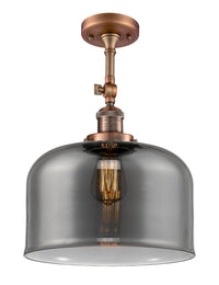Franklin Semi-Flush Mount Brushed Nickel