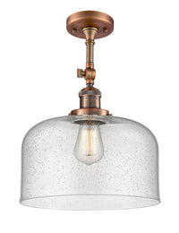 Franklin Semi-Flush Mount Brushed Nickel