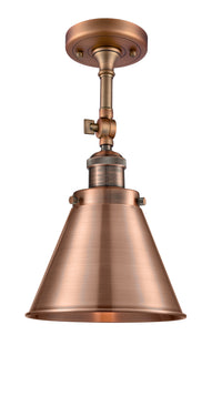 Franklin Semi-Flush Mount Brass Nickel