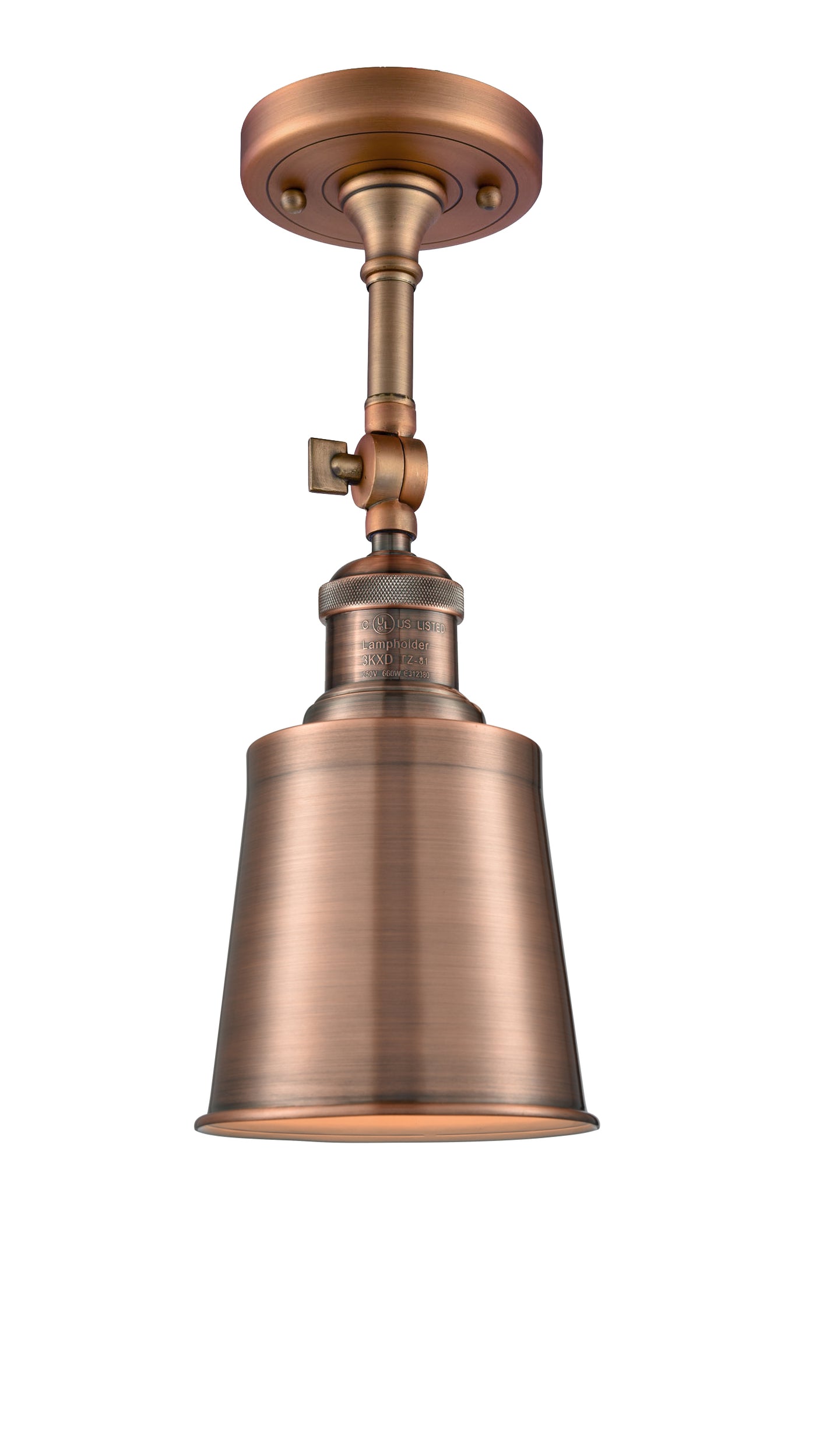 Franklin Semi-Flush Mount Brushed Nickel