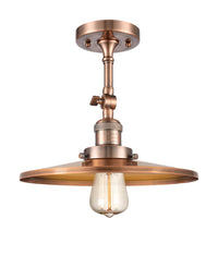 Franklin Semi-Flush Mount Brushed Satin Nickel