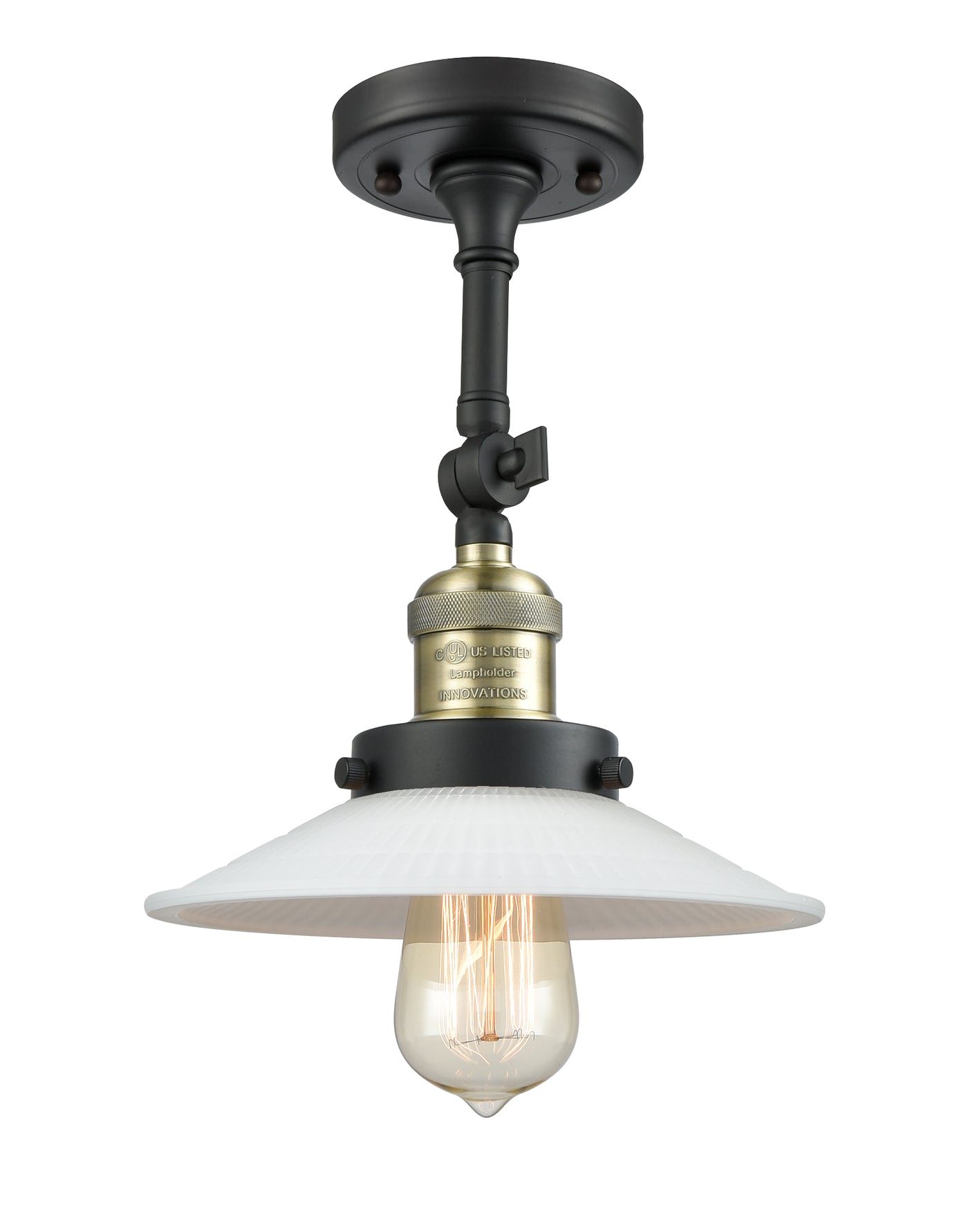 Franklin Restoration Semi-Flush Mount Matte White