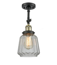Franklin Semi-Flush Mount Brushed Nickel
