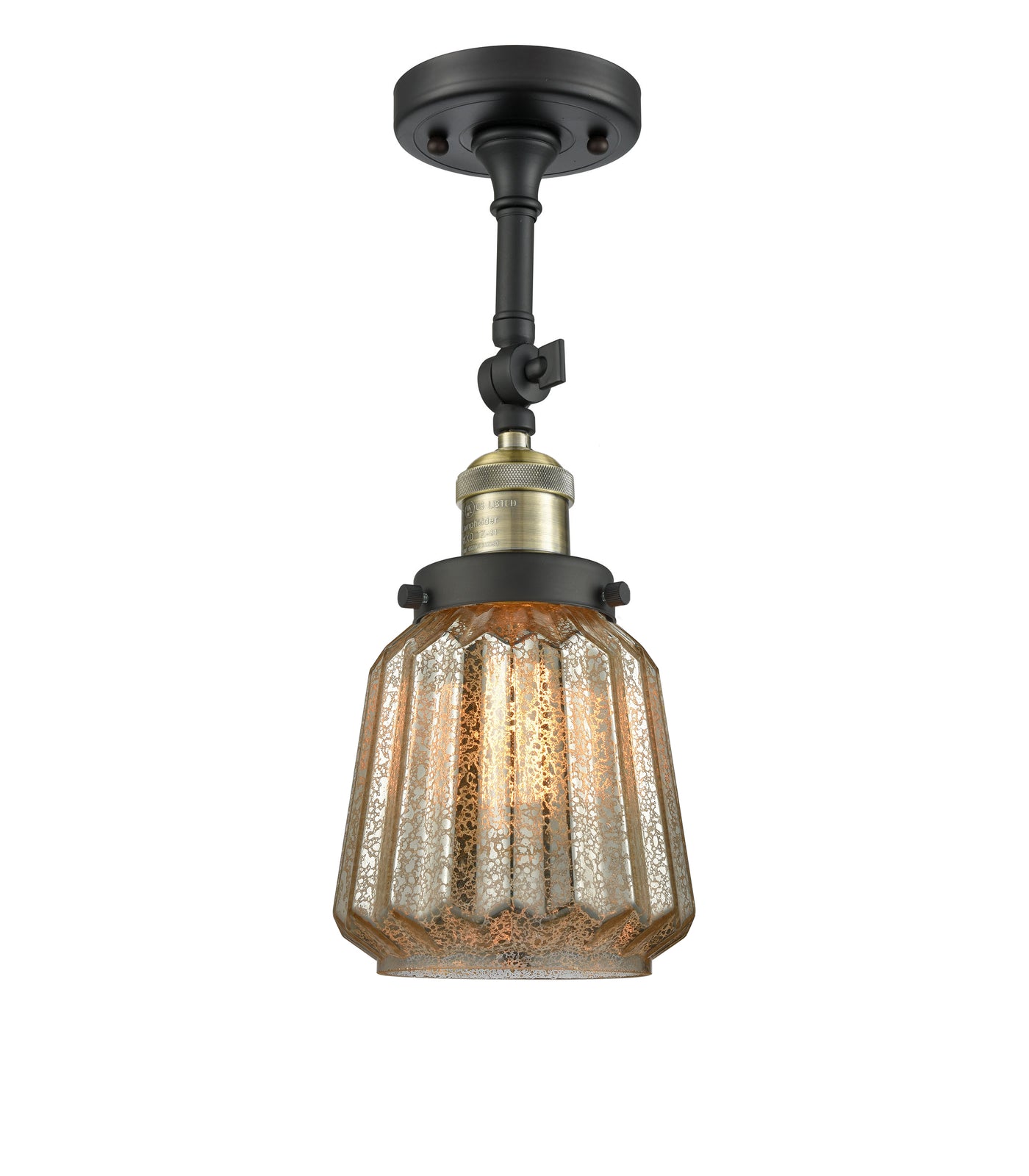 Franklin Restoration Semi-Flush Mount Brass