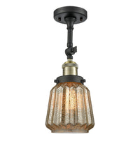 Franklin Restoration Semi-Flush Mount Brass