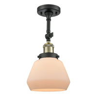 Franklin Semi-Flush Mount Brushed Satin Nickel