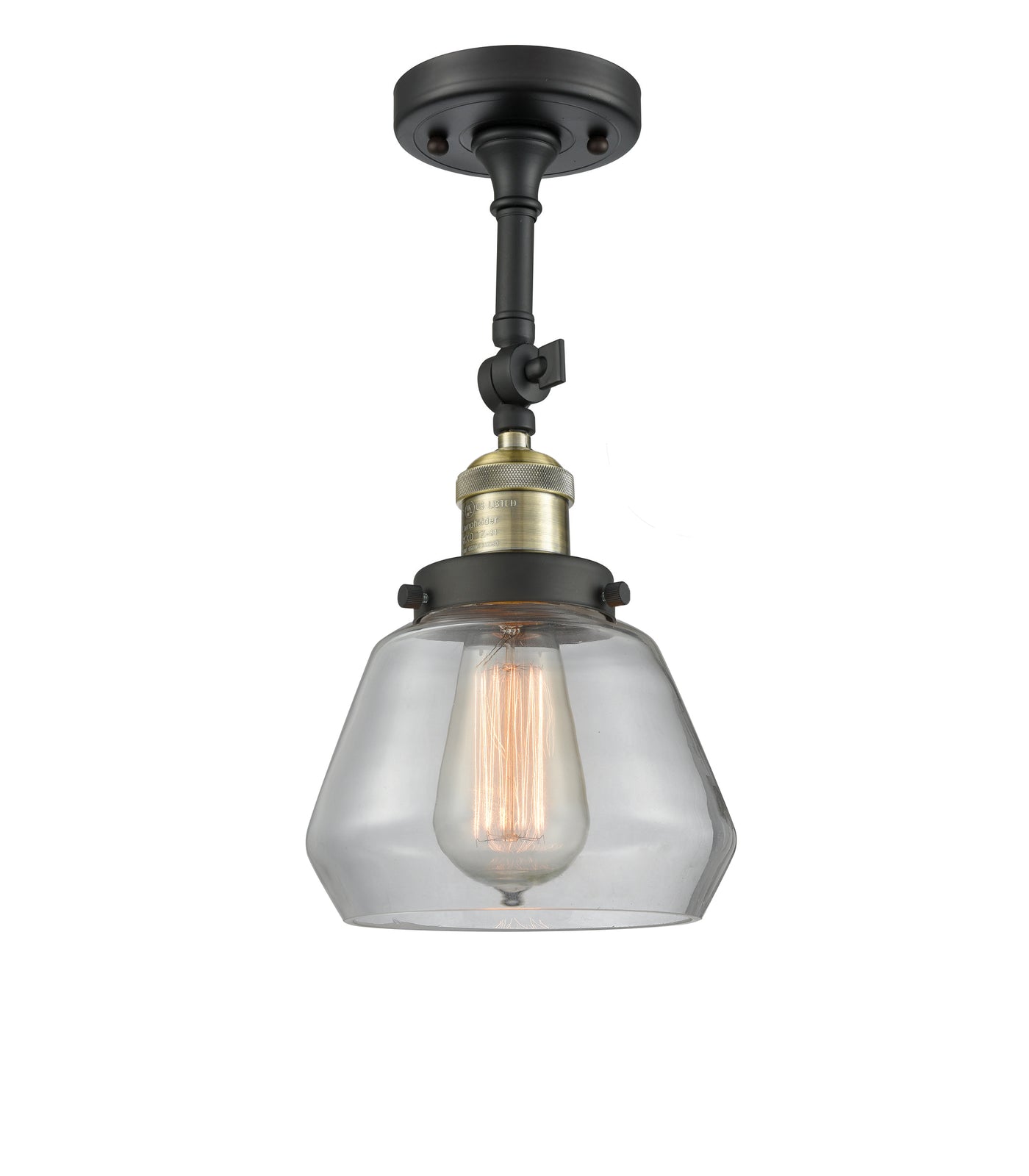 Franklin Semi-Flush Mount Brushed Satin Nickel