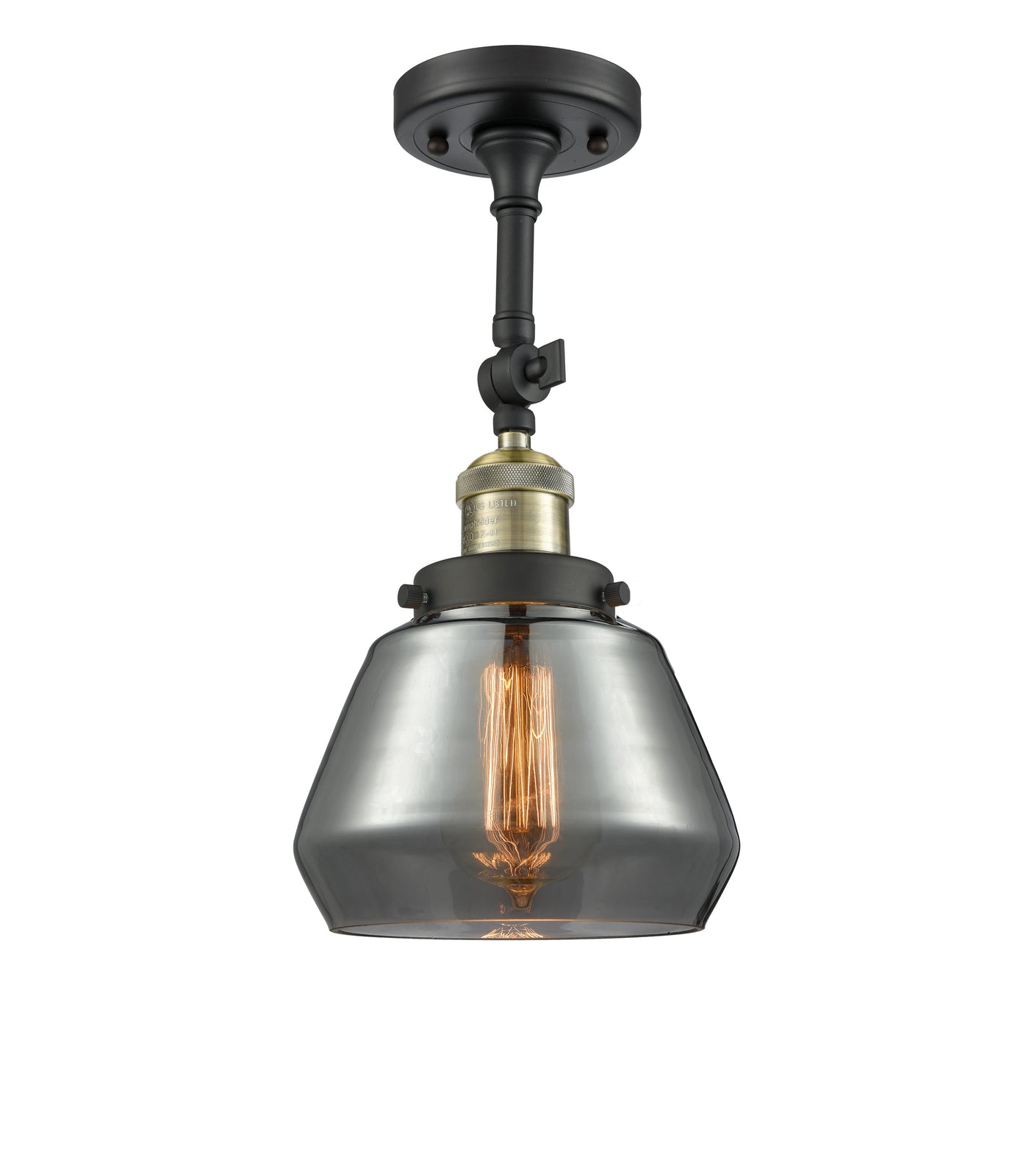 Franklin Semi-Flush Mount Brushed Nickel Steel
