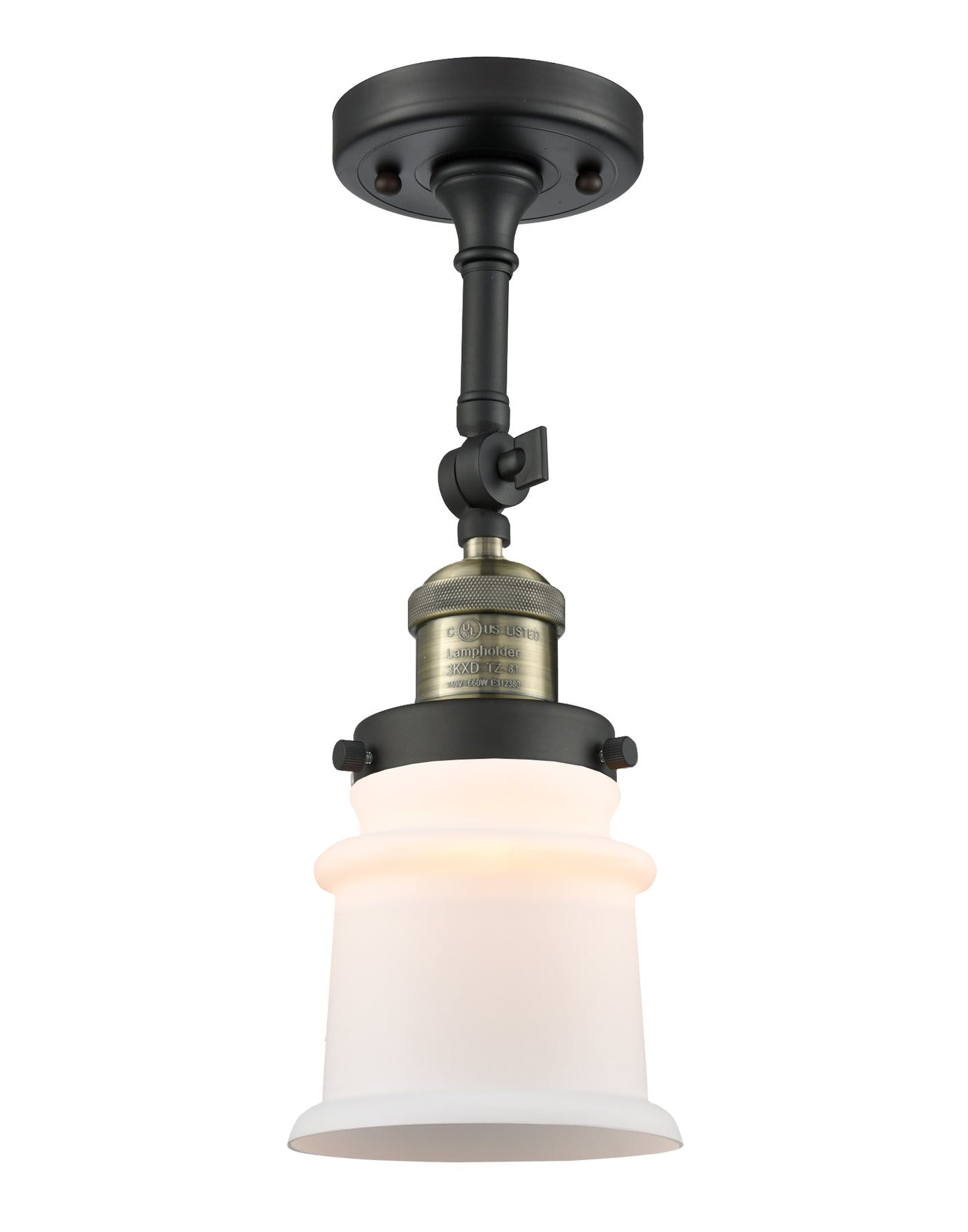 Franklin Semi-Flush Mount Brushed Nickel