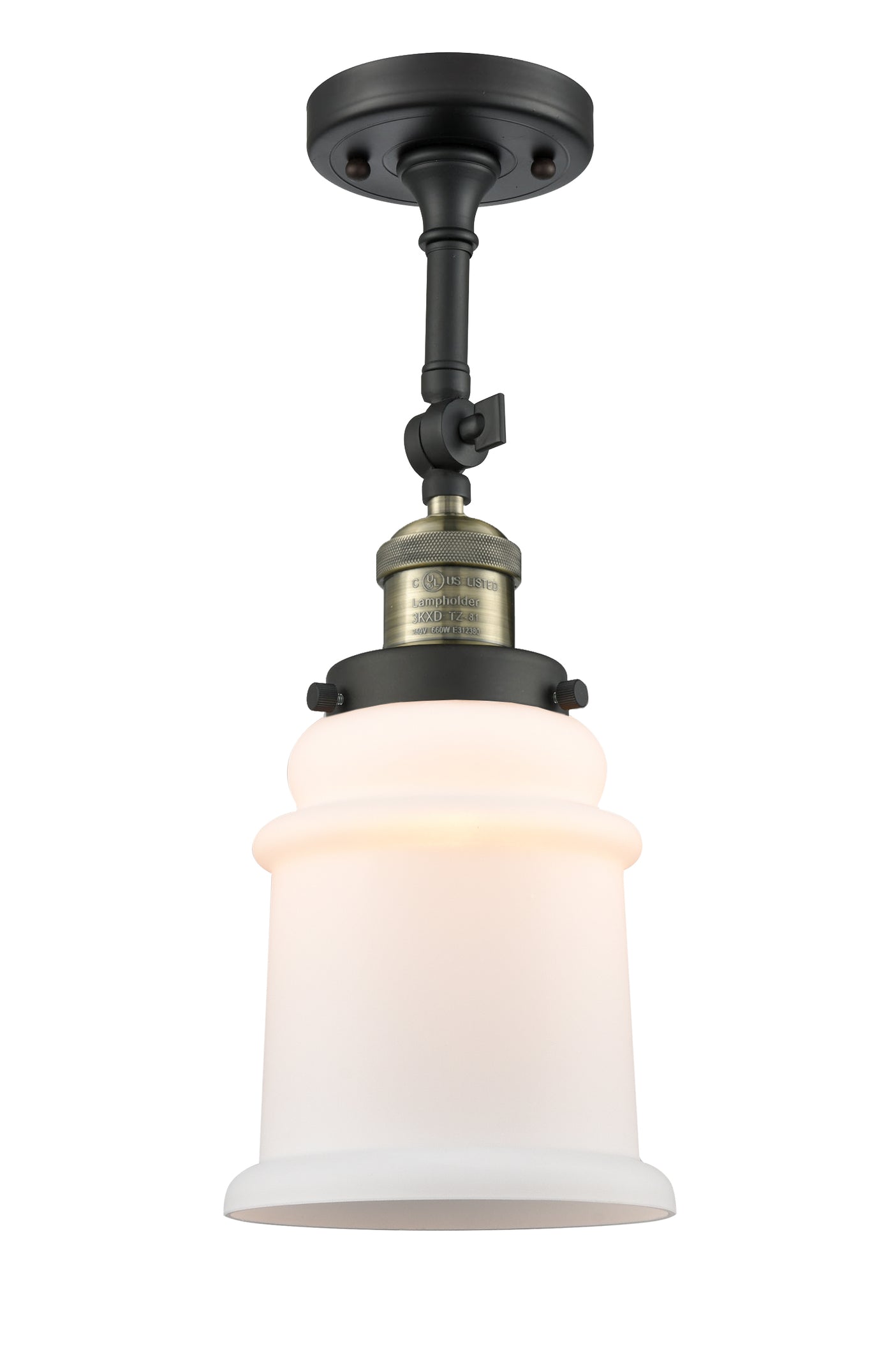 Franklin Semi-Flush Mount Brushed Nickel