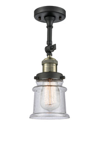 Franklin Semi-Flush Mount Brushed Satin Nickel