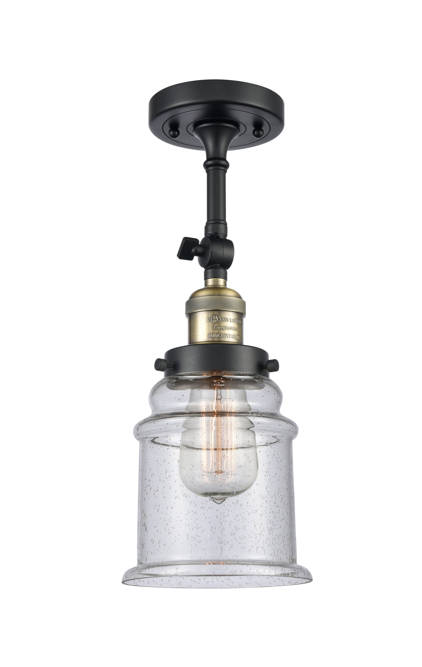 Franklin Semi-Flush Mount Brushed Nickel